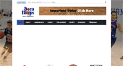 Desktop Screenshot of bocahoops.com